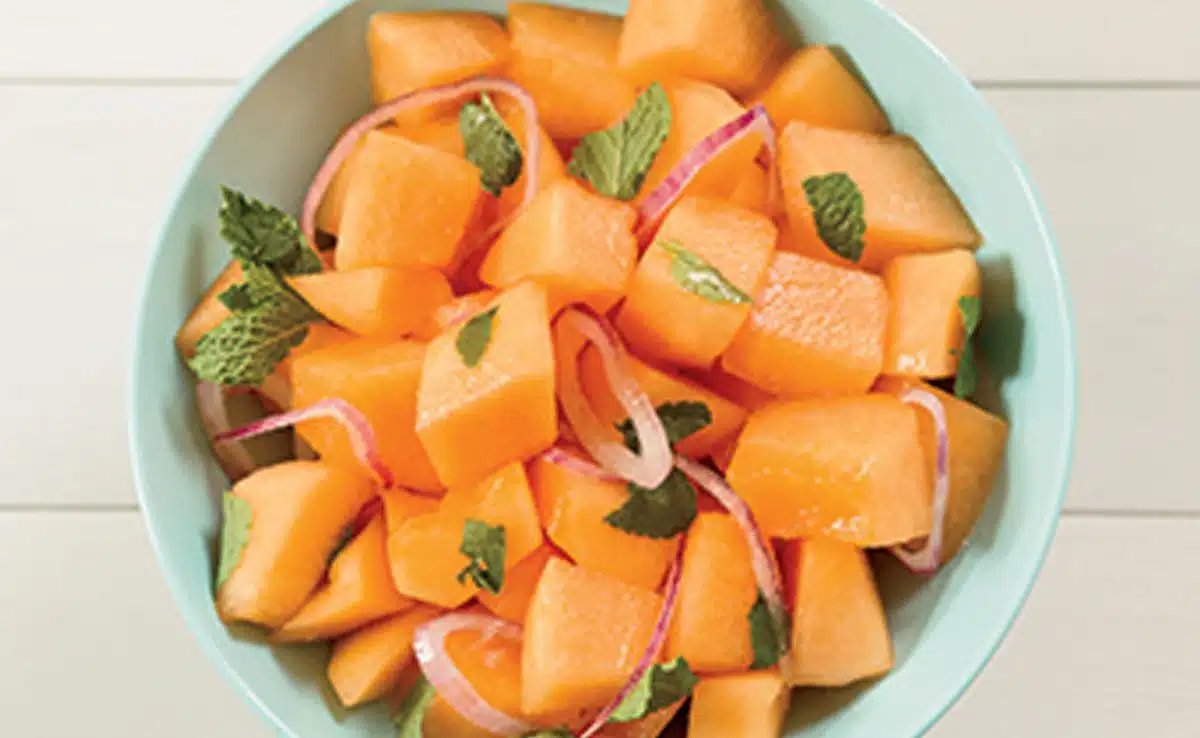 Cantaloupe Salad
Muskmelon may be the secret to great skin