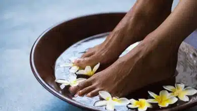 Foot Soak Soothes Tired Feet