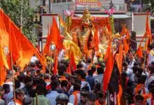 Tight security in Jahangirpuri on Hanuman Jayanti