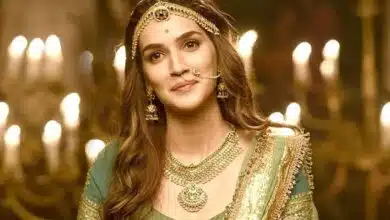 poster of Kriti Sanon as Janki from Adipurush