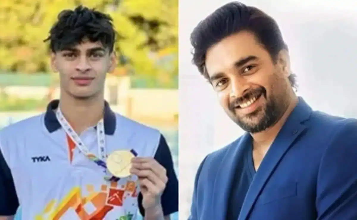 Madhavan's son Vedaant wins 5 swimming gold
