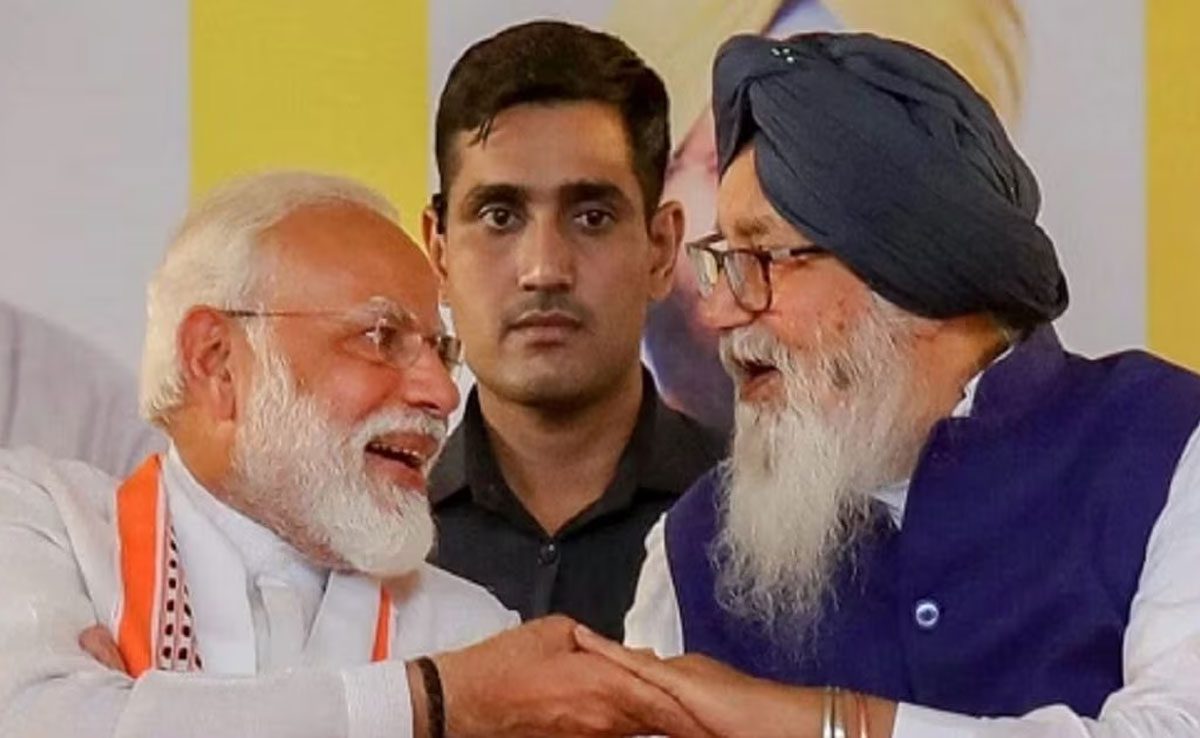 PM Modi will pay last respects to Prakash Badal