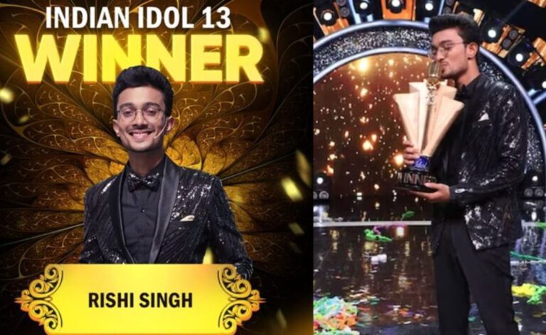 Indian Idol 13 के विजेता बने ऋषि सिंह ,जीते 25 लाख रुपये