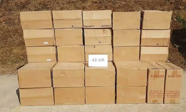 Foreign cigarettes worth around Rs 1cr seized from Mizoram