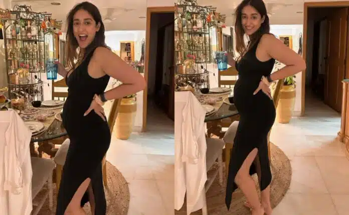 Ileana D'Cruz flaunts baby bump for 1st time