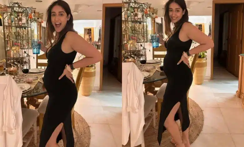 Ileana D'Cruz flaunts baby bump for 1st time
