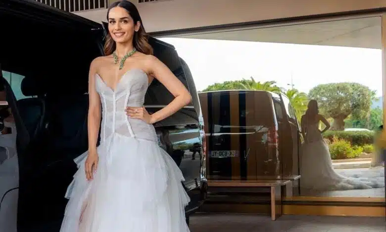Manushi Chhillar makes dreamy red carpet debut in fairytale gown