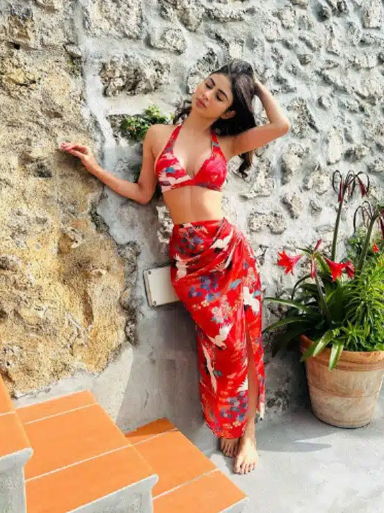 Mouni Roy's picture celebrating holidays