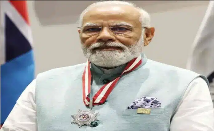 PM Modi conferred with highest honour of Fiji