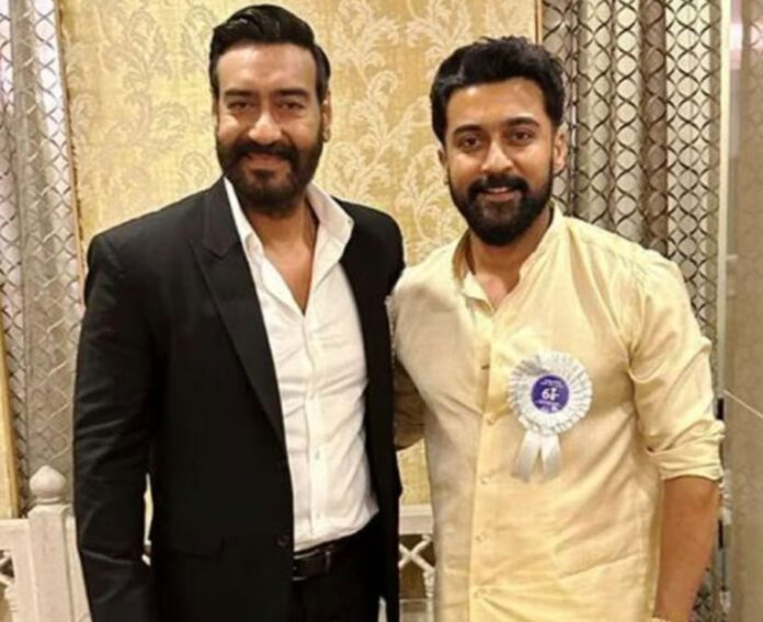 Ajay Devgn wishes Suriya on his 48th birthday with a stunning picture