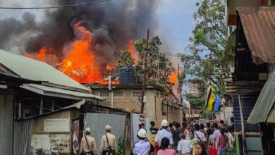 Mob sets houses, buses of security forces on fire in Manipur's Moreh