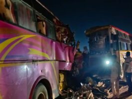 Maharashtra: 6 killed, 20 injured after two buses collided in Buldhana district