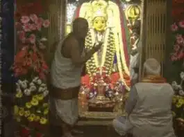 PM offers special prayers at Warangal temple in Telangana