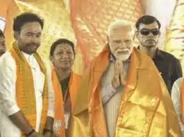 PM Modi laid the foundation stone in Telangana