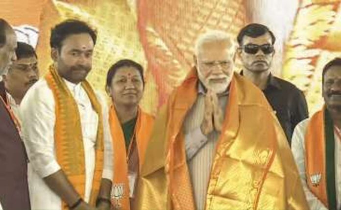 PM Modi laid the foundation stone in Telangana