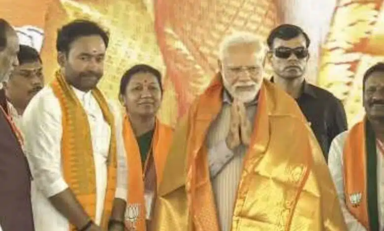 PM Modi laid the foundation stone in Telangana