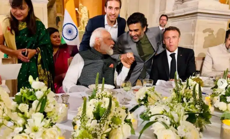 R Madhavan shared pictures of the Paris