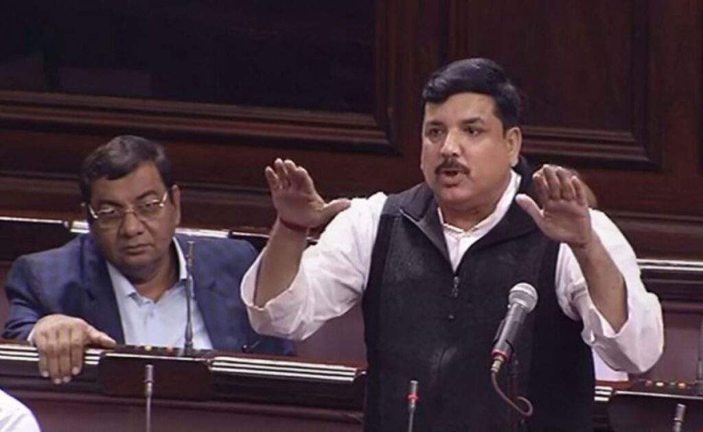 Monsoon Session: AAP MP Sanjay Singh suspended from Monsoon Session