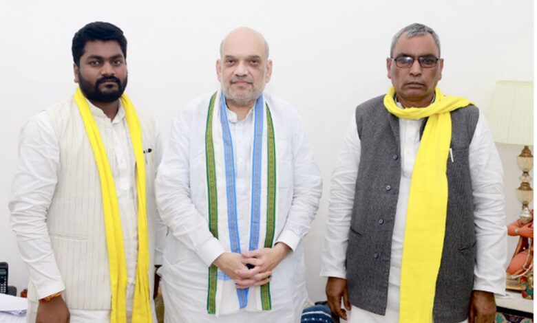 EX-SBAP colleague Om Prakash Rajbhar rejoins NDA