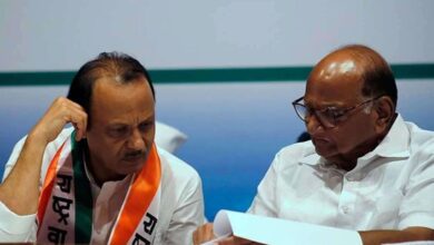 Ajit Pawar vs Sharad Pawar show of strength in Maharashtra