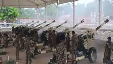 21 gun salute given by Indian field gun for the first time on Independence Day 2023