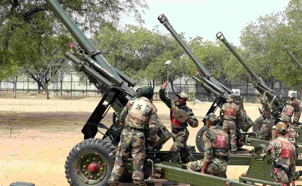 21 gun salute given by Indian field gun for the first time on Independence Day 2023