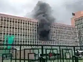 Delhi: Fierce fire in endoscopy room of AIIMS, all patients safe