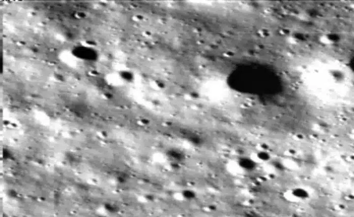 Chandrayaan-3 sent new pictures of Moon taken during landing to ISRO