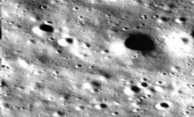 Chandrayaan-3 sent new pictures of Moon taken during landing to ISRO