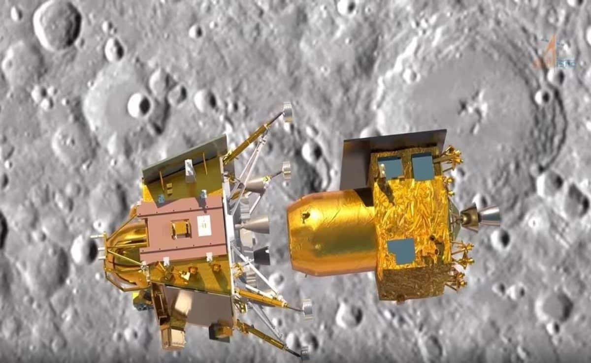 Chandrayaan-3 sent new pictures of Moon taken during landing to ISRO