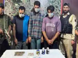 Jammu Kashmir: 3 associates of Lashkar arrested with weapons in Srinagar