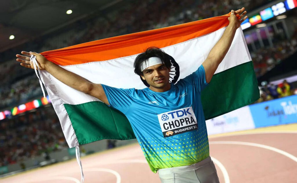 Neeraj Chopra became the first Indian to win a gold medal at the World Athletics Championships