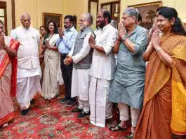 Opposition leaders meet President Draupadi Murmu over Manipur violence