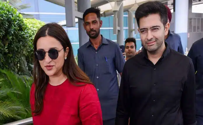 Raghav Chaddha meets Parineeti Chopra ahead of India Alliance meeting in Mumbai