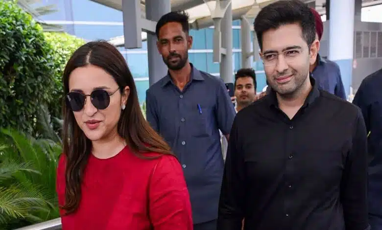 Raghav Chaddha meets Parineeti Chopra ahead of India Alliance meeting in Mumbai