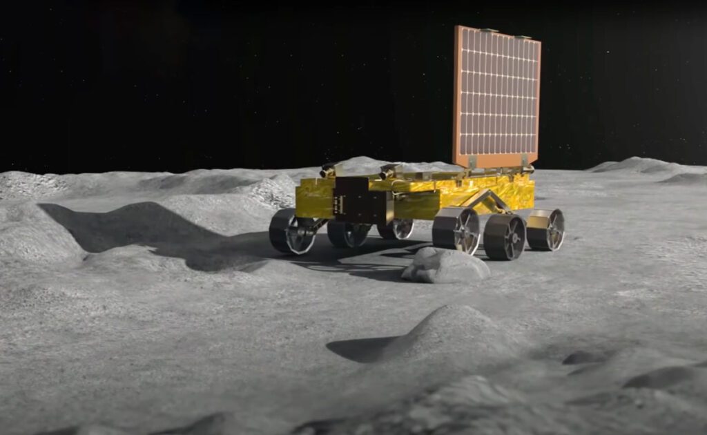 Chandrayaan-3: After getting down from the lander, the rover Pragyan walked on the moon