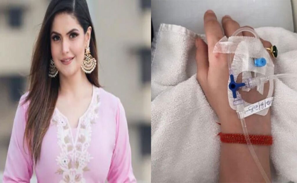 Actress Zareen Khan hospitalized due to dengue, shares health update