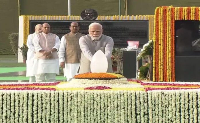 Many big leaders including PM Modi paid tribute to Atal Bihari Vajpayee on his death anniversary