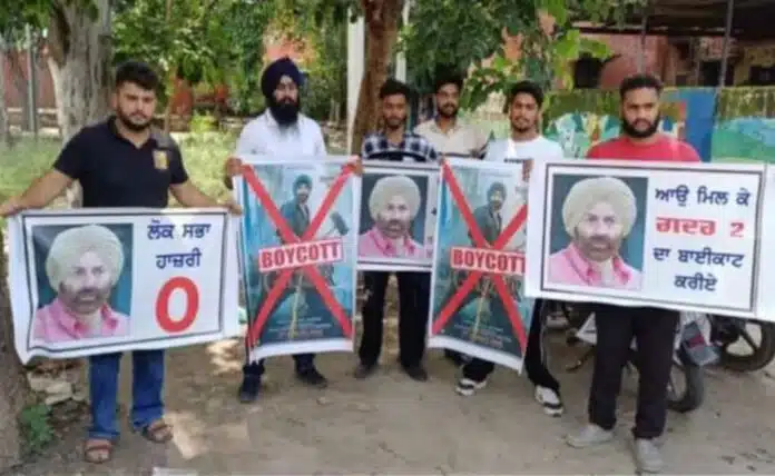 Gadar 2: Protests against the film in Sunny Deol's parliamentary constituency Gurdaspur