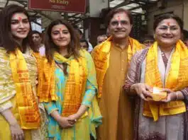 Kriti Sanon visits Siddhivinayak temple after winning National Award