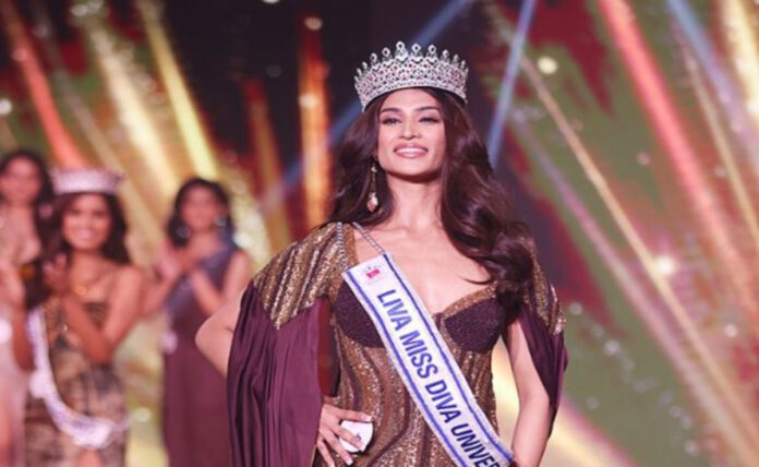 Shweta Sharda of Chandigarh won the title of Miss Diva Universe 2023.