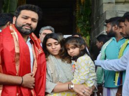 Rohit Sharma visited Tirupati Balaji temple with family before Asia Cup