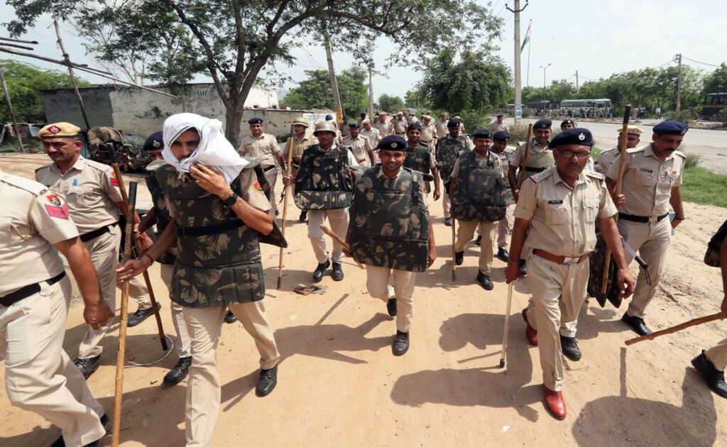 Security beefed up ahead of VHP's Shobha Yatra in Haryana's Nuh