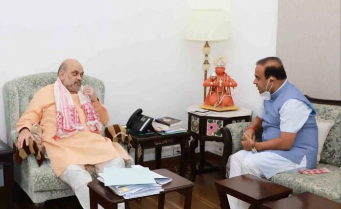 Assam Chief Minister met Amit Shah regarding removal of AFSPA from the state