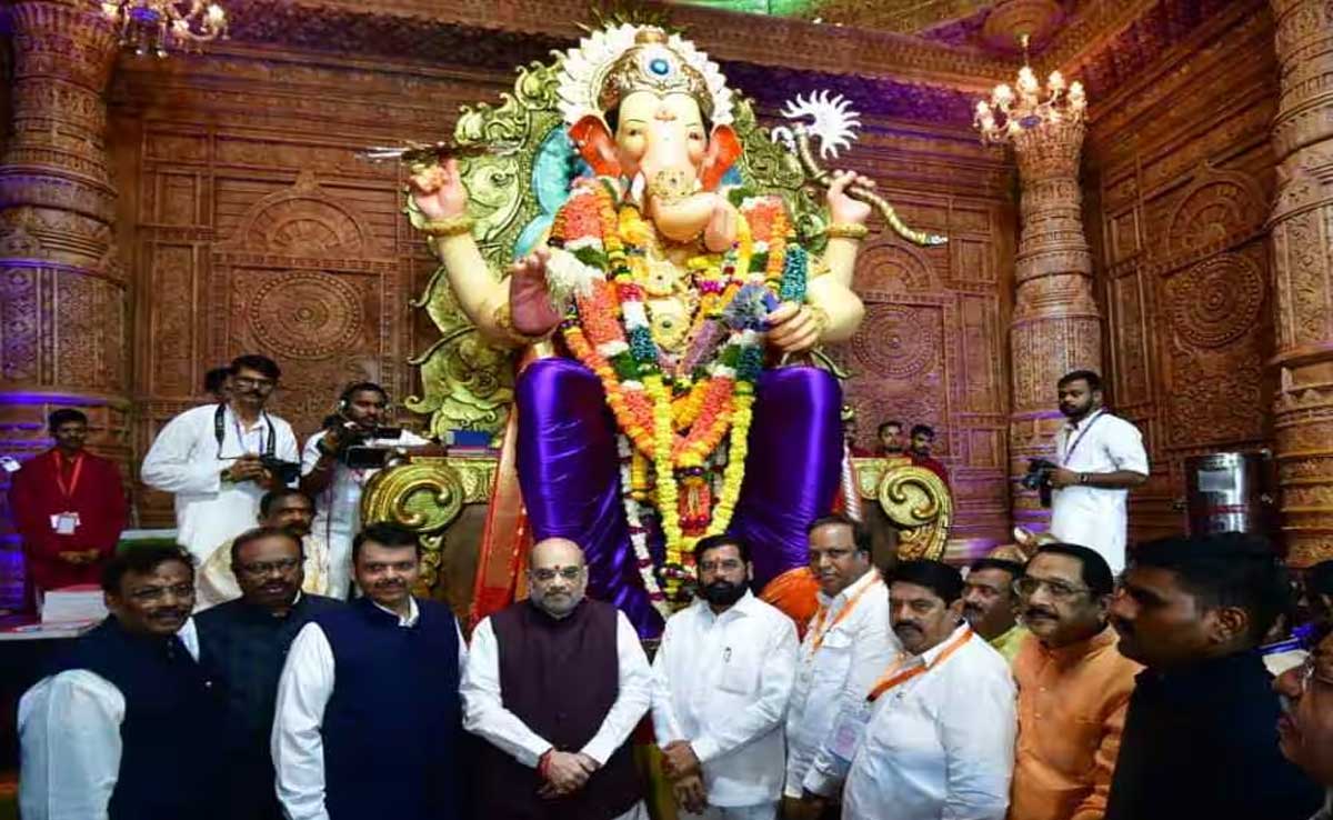 Amit Shah will visit 'King of Lalbagh' in Mumbai tomorrow