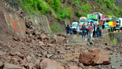 Jammu: 4 people died after truck fell into a ditch on Jammu-Srinagar National Highway.