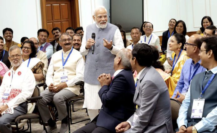 PM Modi interacts with National Teacher Award winners