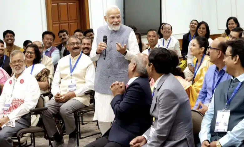 PM Modi interacts with National Teacher Award winners