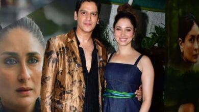 Tamannaah Bhatia and Vijay Verma arrived hand in hand at the screening of Jaane Jaan.