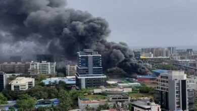 Mumbai: A massive fire broke out in Heera Panna Mall in Jogeshwari area.